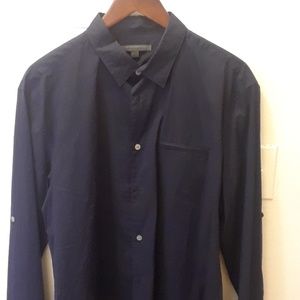 John varvatos collection dark navy shirt